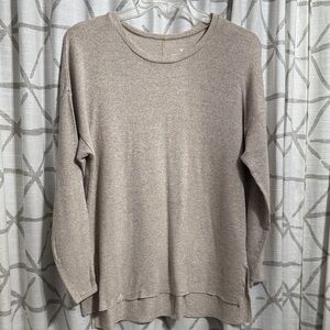 American Eagle Outfitters Taupe Long Sleeve Top